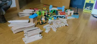 Vías de tren de madera ikea y conpatibles, puentes