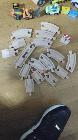 Vías de tren de madera ikea y conpatibles, puentes