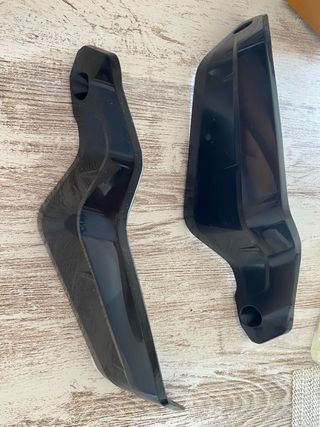 Protectores de manillar de ABS negro