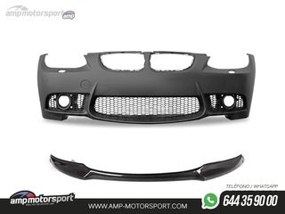 PARAGOLPES DELANTERO BMW SERIE 3 E92/93 LOOK M3 CON SRA Y SPOILER CARBONO