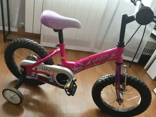 Bicicleta infantil 14 BH Happy rosa