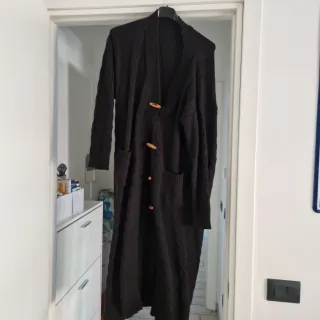 Cappotto donna rosso taglia unica