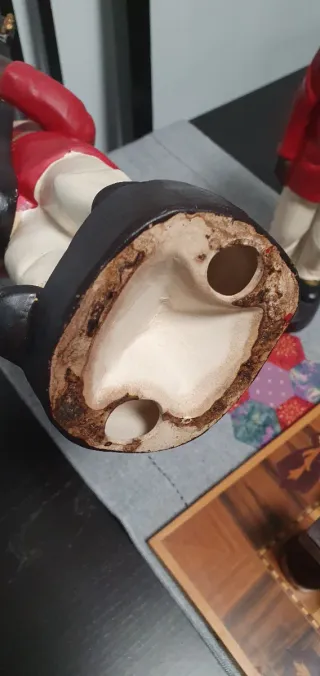 Figuras decorativas antiguas de músicos