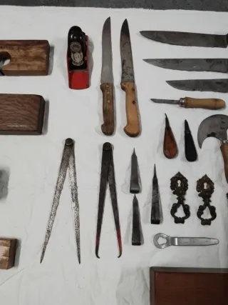 Lote herramientas antiguas