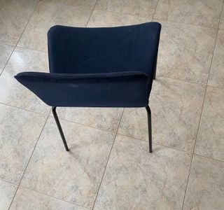 Sillas modernas IKEA negras tela