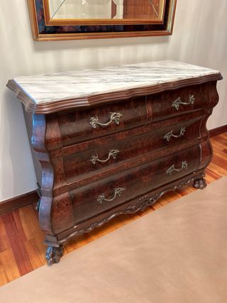 Cómoda Vintage Mármol y Madera