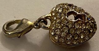 Ciondolo Cuore con Strass