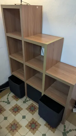 Estantería - librería modular madera
