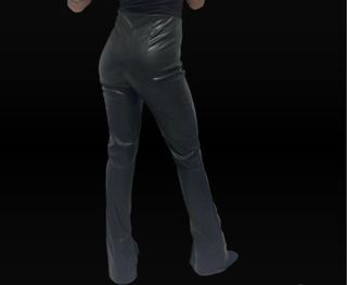 Pantaloni in pelle neri