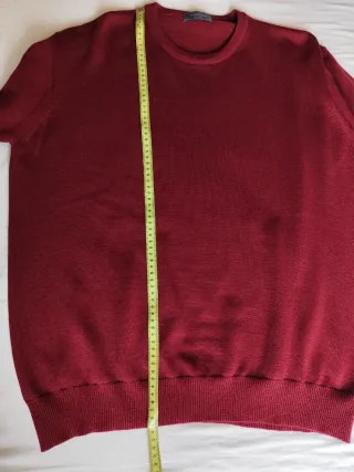 Jersey hombre granate/burdeos talla 6