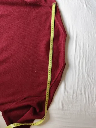 Jersey hombre granate/burdeos talla 6