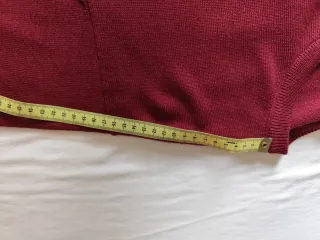 Jersey hombre granate/burdeos talla 6