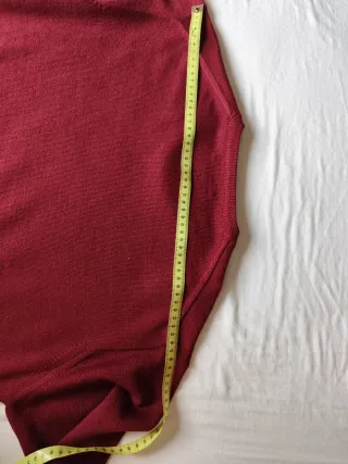Jersey hombre granate/burdeos talla 6