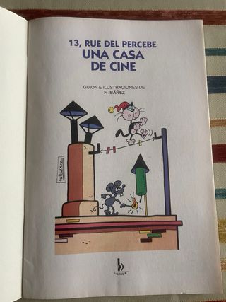 cómic 13 Rue del Percebe – “Una casa de cine”