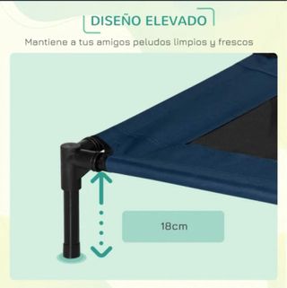 Cama para perro elevada