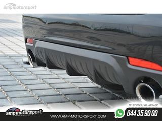 DIFUSOR TRASERO SAAB 9-3 AERO 2007-2011 NEGRO BRILLO