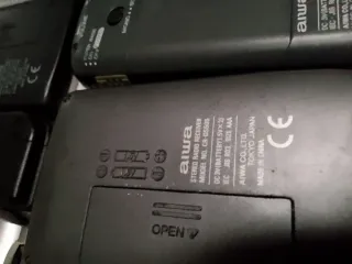 Lote de 6 radios portátiles AIWA (AM/FM, vintage)