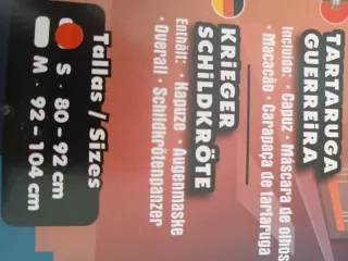 Disfraz Niño Tortuga Guerrera