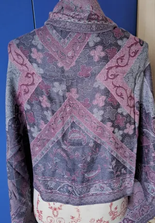 Foulard grande fantasia dupleface