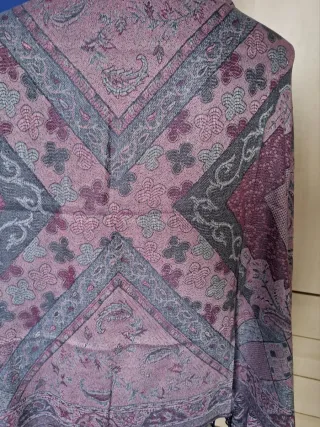 Foulard grande fantasia dupleface