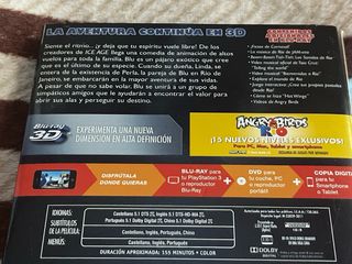 Rio 1 y 2 Blu-ray 3D + 2D Español