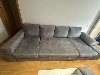 Sofá Cama Gris XXL 342cm