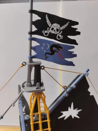 Barco Pirata Playmobil con Cañones