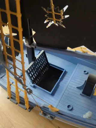 Barco Pirata Playmobil con Cañones