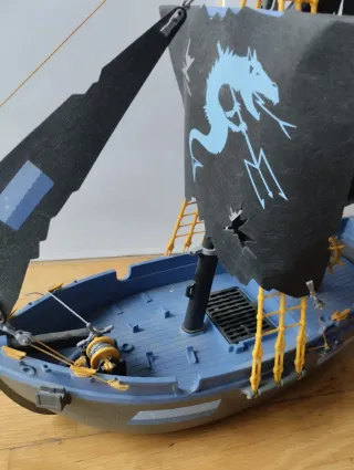Barco Pirata Playmobil con Cañones
