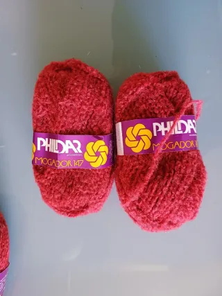 15 gomitoli lana Phildar Mogador 147 rossa