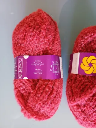 15 gomitoli lana Phildar Mogador 147 rossa