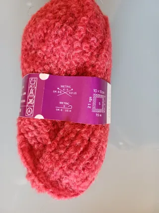 15 gomitoli lana Phildar Mogador 147 rossa