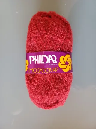 15 gomitoli lana Phildar Mogador 147 rossa