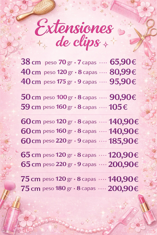 ✨Extensiones 100% natural ✨