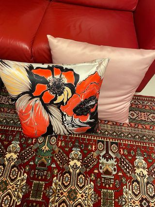 Coppia Cuscini Decorativi Fatti a Mano.