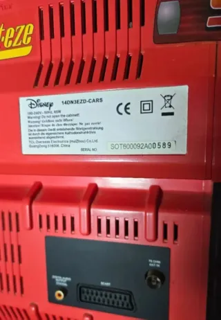 TV Disney Cars 14 McQueen Completa Mando Manual