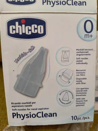 Chicco PhysioClean Ricambi Aspiratore Nasale