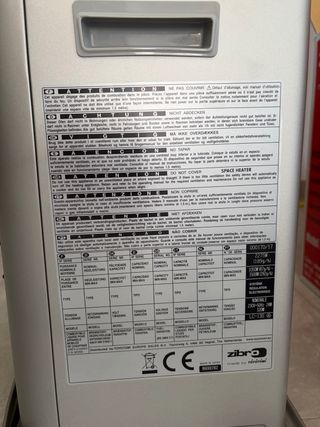 Estufa parafina Zibro LC-135