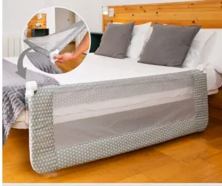 Barrera Cama Niños Abatible 150cm Estrella