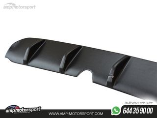 DIFUSOR TRASERO HONDA ACCORD MK8 2008-2011 NEGRO BRILLO
