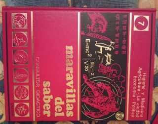 Enciclopedia vintage "Maravillas del Saber".