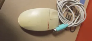 Ratón Compaq Beige/Blanco