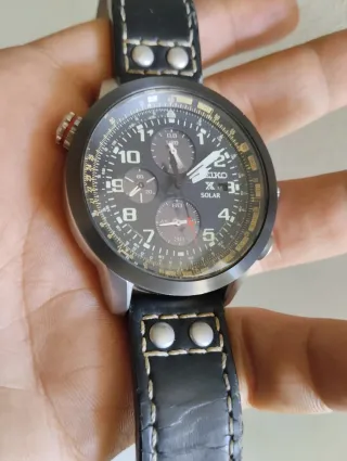 Reloj Seiko Solar Cronógrafo Caballero