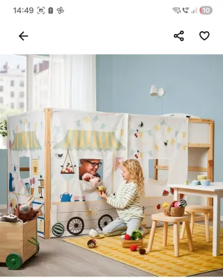 Dosel cama infantil KURA IKEA