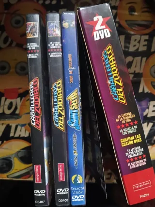 DVD Caballeros del Zodiaco Saint Seiya de segunda mano por 10 EUR