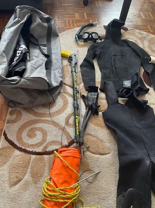 Equipo completo pesca submarina