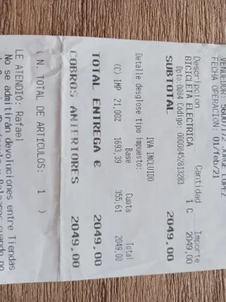 Bicicleta Eléctrica BH Atom 29 Talla L