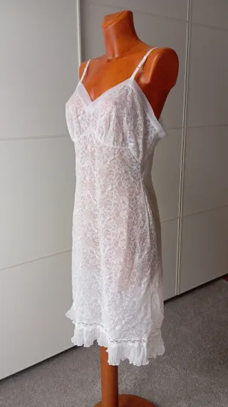 Combinación vintage encaje blanco