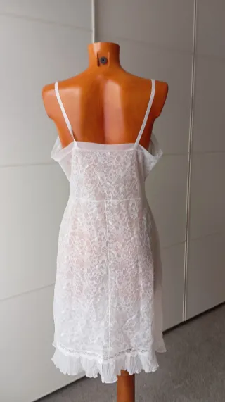 Combinación vintage encaje blanco