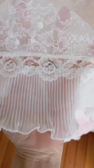 Combinación vintage encaje blanco